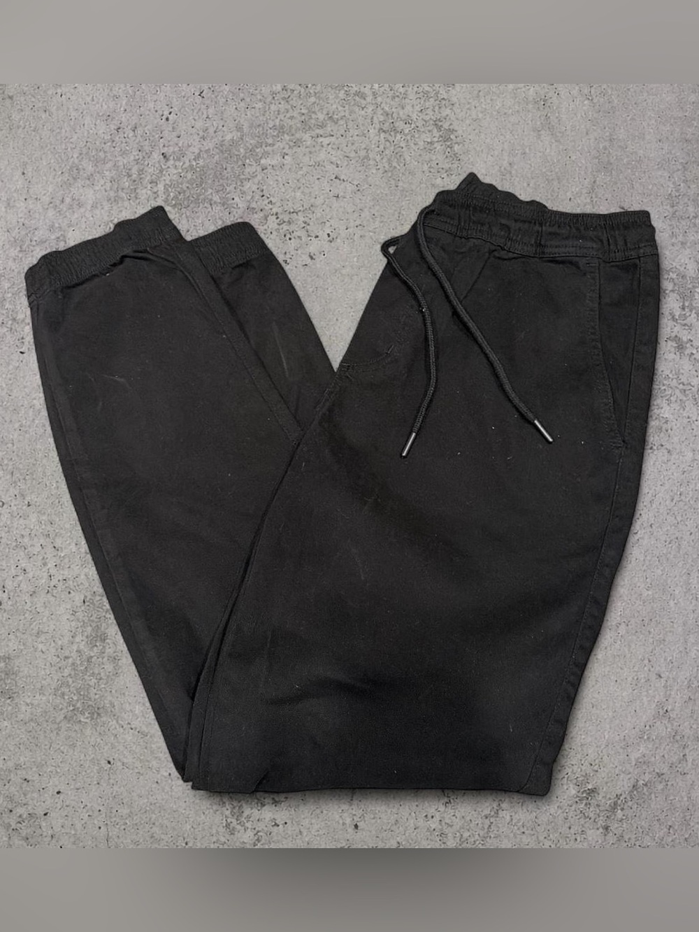 RSQ Men's Black Drawstring Waist Jogger Pants